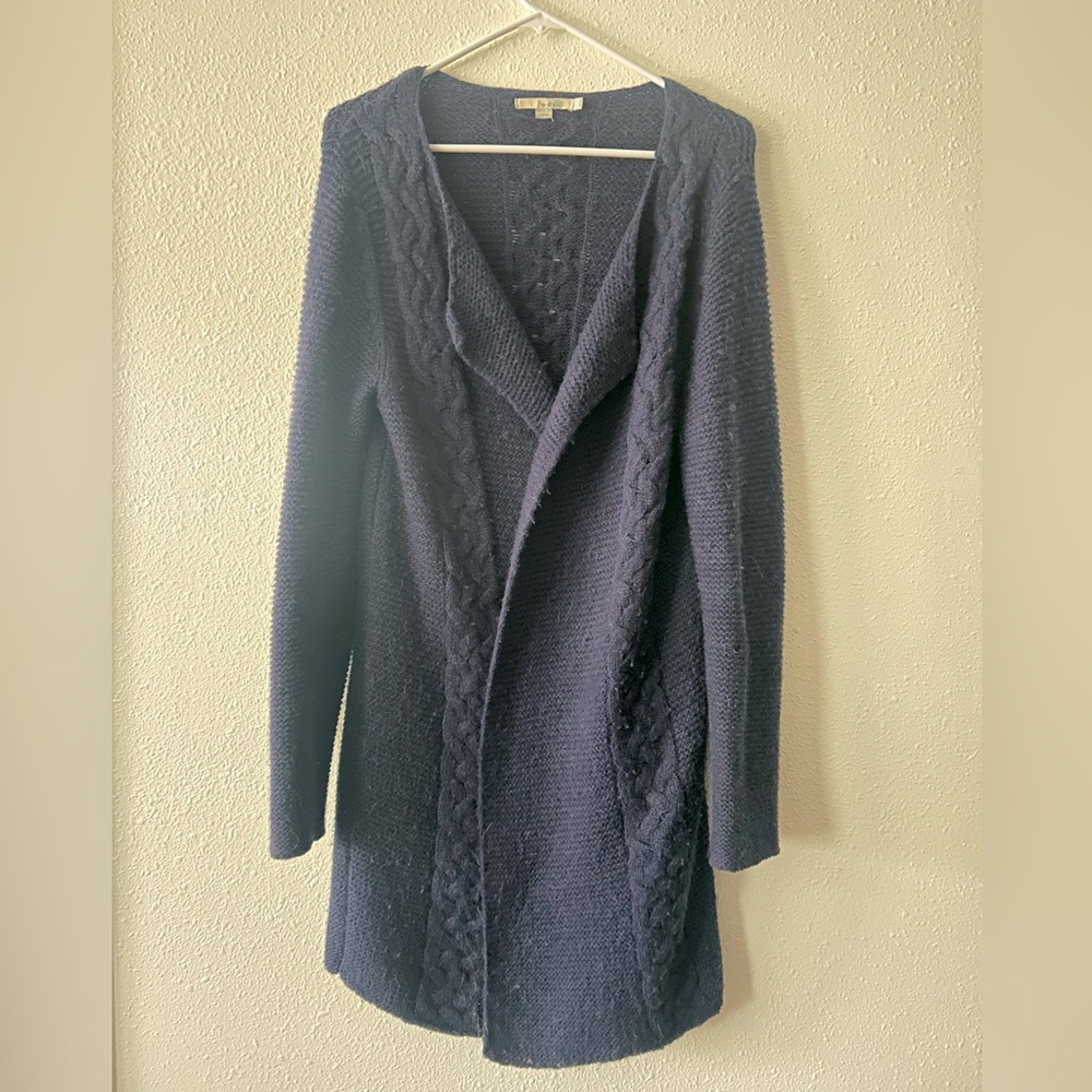 Long soft cozy wrap around cardigan sweater